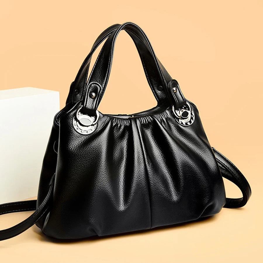 Fashion Lady Crossbody Bag Luxury Genuine Leather  Trend Women Shoulder Bags High Quality Vintage Large Capacity Handbag Bolsos