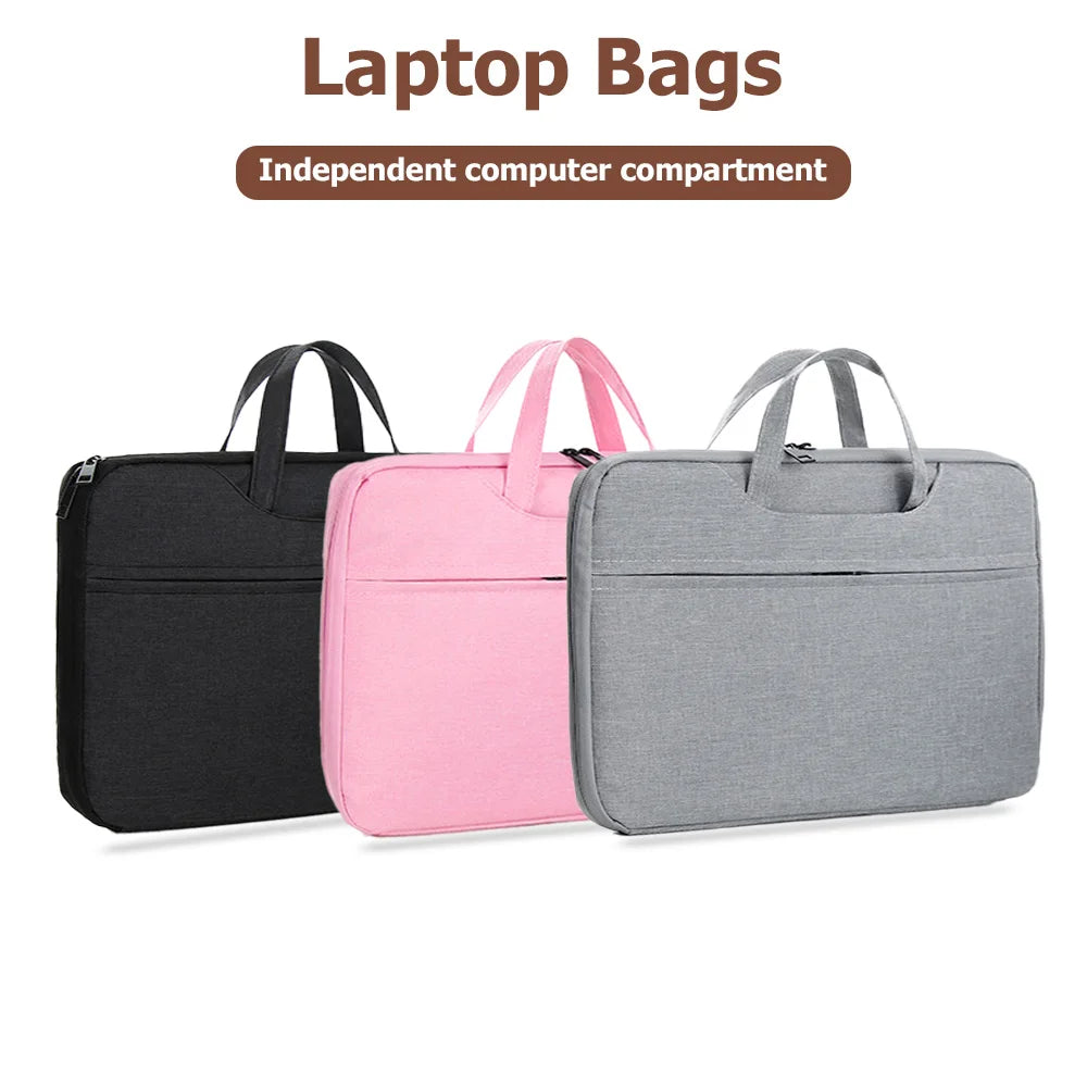 for MacBook Xiaomi Huawei ASUS Notebook Bags Shockproof Laptop Sleeve Handbag 11-16 Inch Ultra Thin Business Briefcase