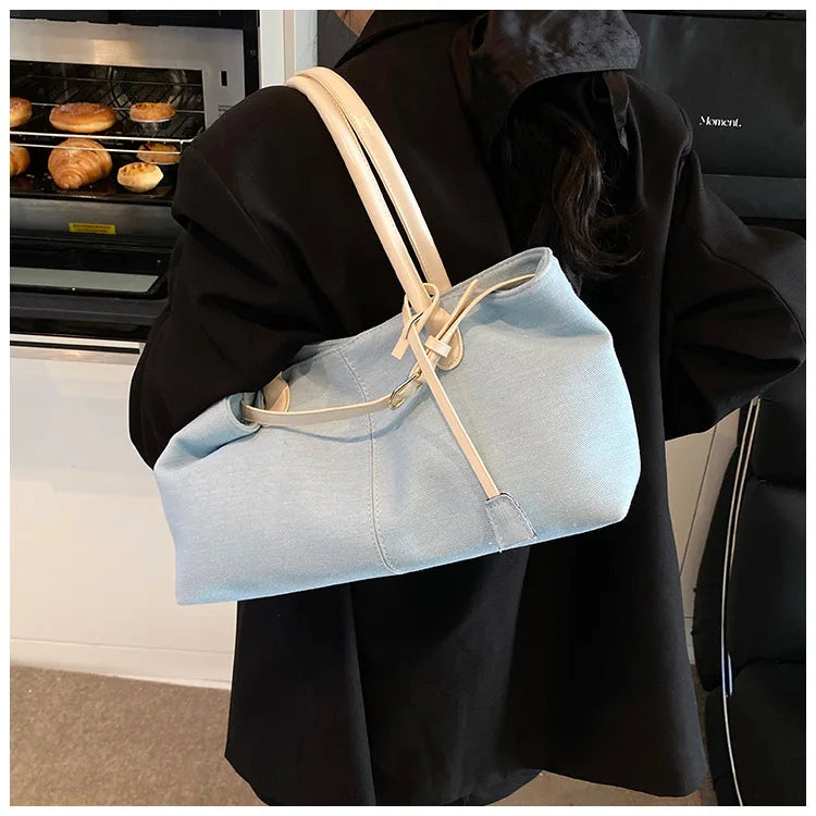 2026 High Quality Fashionable Versatile Commuting Handbag Simple Casual Large Capacity Single Armpit Shoulder Bag for Women