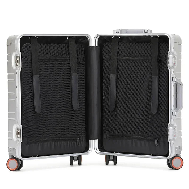 A Luxurious 29-inch Aluminum-magnesium Alloy Suitcase/bag, Perfect for Students, with Ample Space. Ships From The EU.