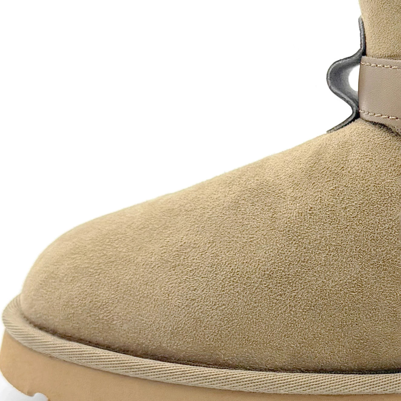 Women’s Genuine Sheepskin Winter Boots Fur Lined Warm Snow Boots Soft Shearling Ankle Boots Lightweight EVA Sole