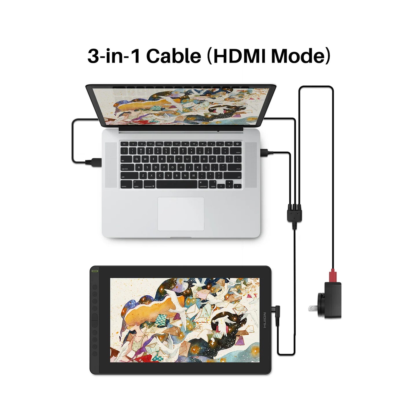 HUION New Arrival Kamvas 16(2021) Graphics Drawing Monitor Battery-free Digital Pen Tablet For Win/MAC And Android 120%s RGB