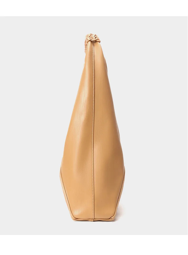 YANATARI Female Genuine Leather Bag Large Capacity Handbags Shoulder Bag Big Tote Bags for Women Shopping Bag Large Luxury Bag