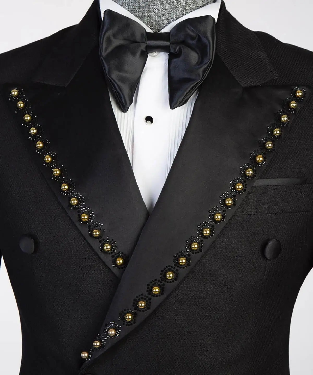 Fashion Men's Suit Shine Crystal Wedding Suits Comfort 2-Pieces Party Tailor-Made Groom Groomsman Formal Occasions Customized