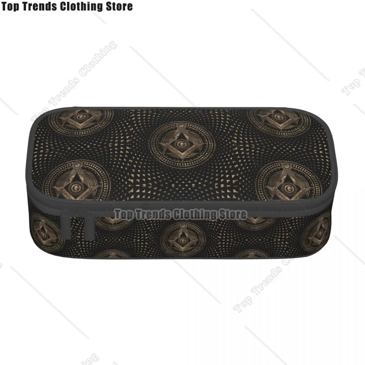 Kawaii Masons Masonic Freemason Pencil Cases for Girl Boy Big Capacity Mason Freemasonry Pencil Pouch Stationery