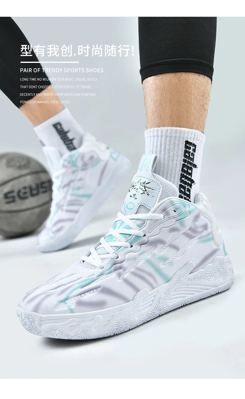 Three Ball Three Generation Lamelo Ball MB.01 Basketball Shoes Men's Actual Combat Cushioned Low-Top Sneakers Cushioned Rebound