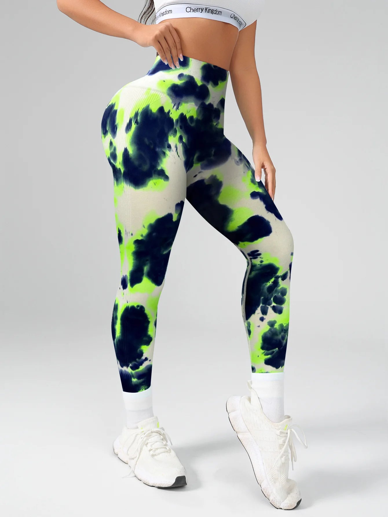Women High-end Yoga Pants Fitness Leggings High elastic Sports Pants Push UP Tights Running Leggings Breathable Gym Leggings