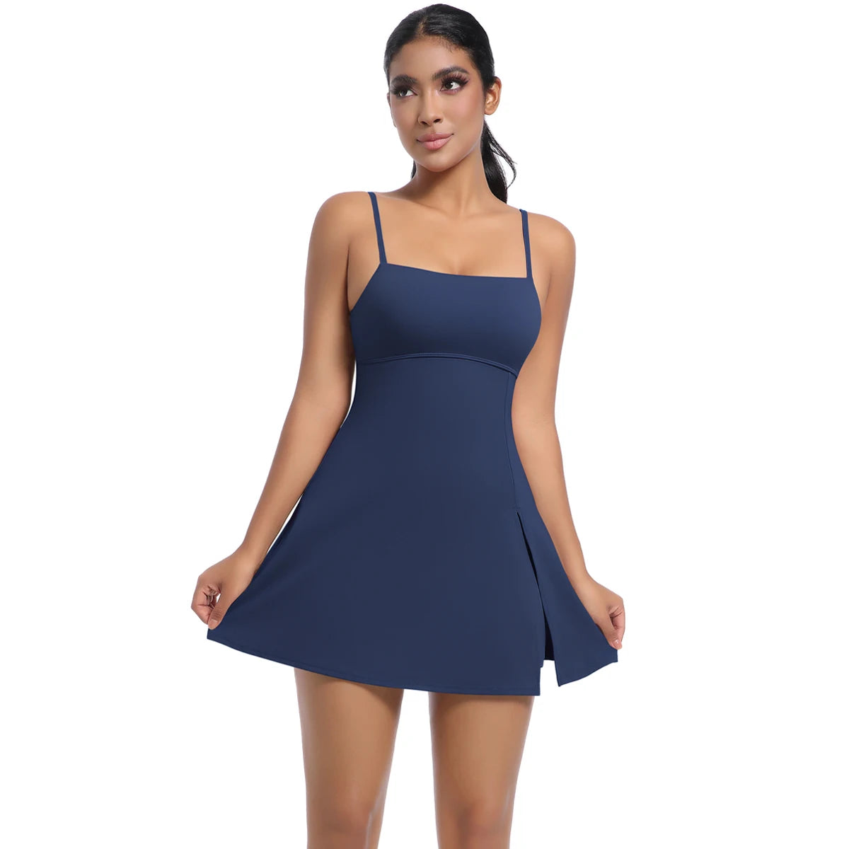 Women Yoga Tennis Skirts Gym Golf Running Sports Fitness Jumpsuit Skirt Sports Overalls Fitness Suits Gym Tracksuit Dance Skirt