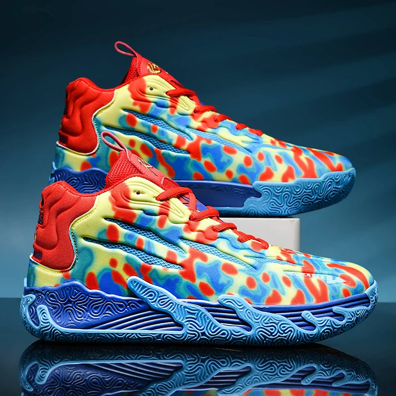 Three ball Three generation Lamelo Ball MB.01 Basketball shoes Men's actual combat cushioned low-top sneakers cushioned rebound