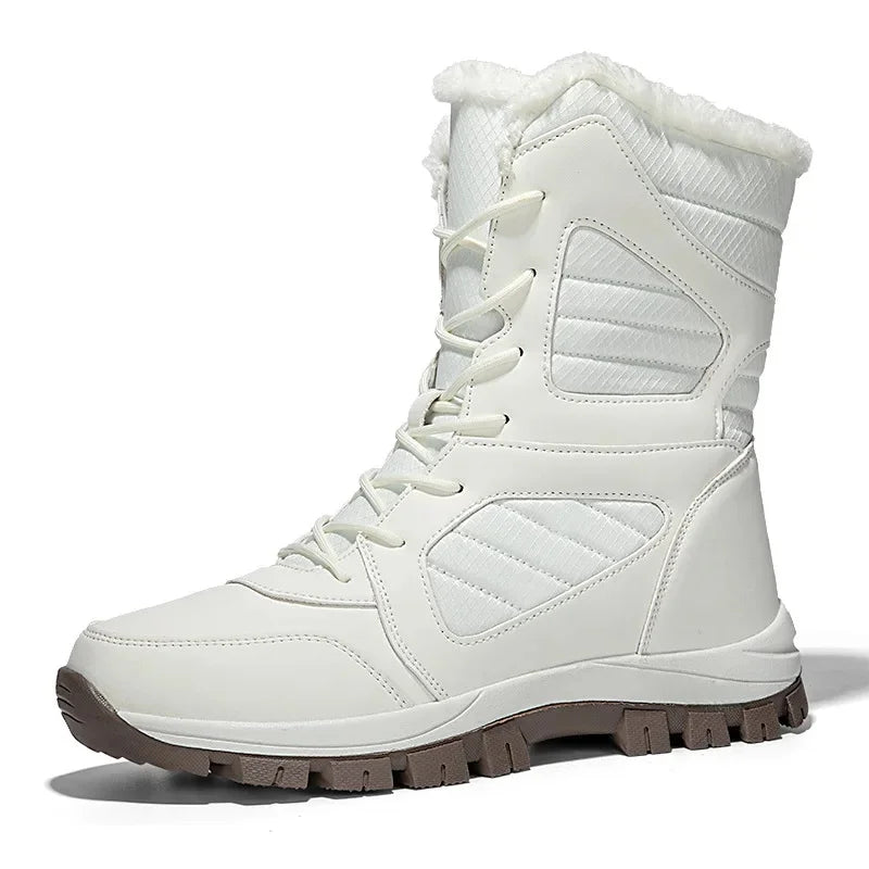 Thickened Winter Snow Boots Men's High Top Cotton Outdoor Sports Boots Couples Snow Shoes Anti-wear Comfortable Warm Zapatillas
