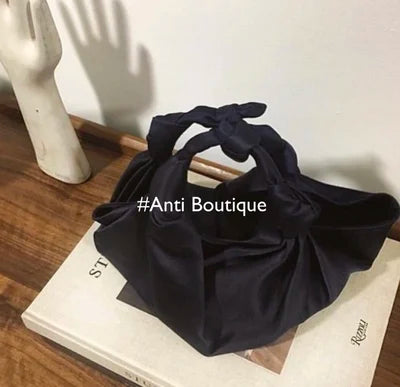 Cloud-wrapped Soft Leather Madame Silk satin Bag Single Shoulder Slant Dumpling Bag Handbag Day Clutches Bags 2020 purse