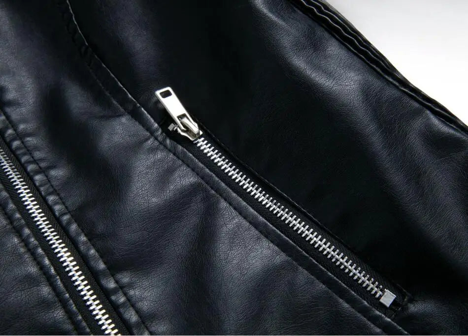 2026 New Fashion Women Faux Leather Jacket, Spring Autumn Zipper Casual Pu Coat, Female Biker Outerwear Ladies Clothes S-XXXL