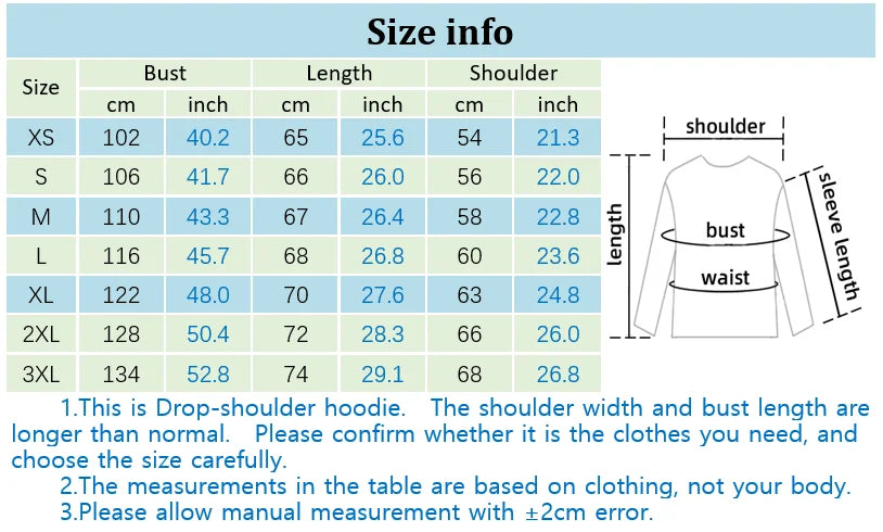 Women Hoodies Hip Hop Street Casual Printed Female Hoodies Oversize Fashion Loose 2025 Sweatshirts Autumn Warm Fleece Clothing