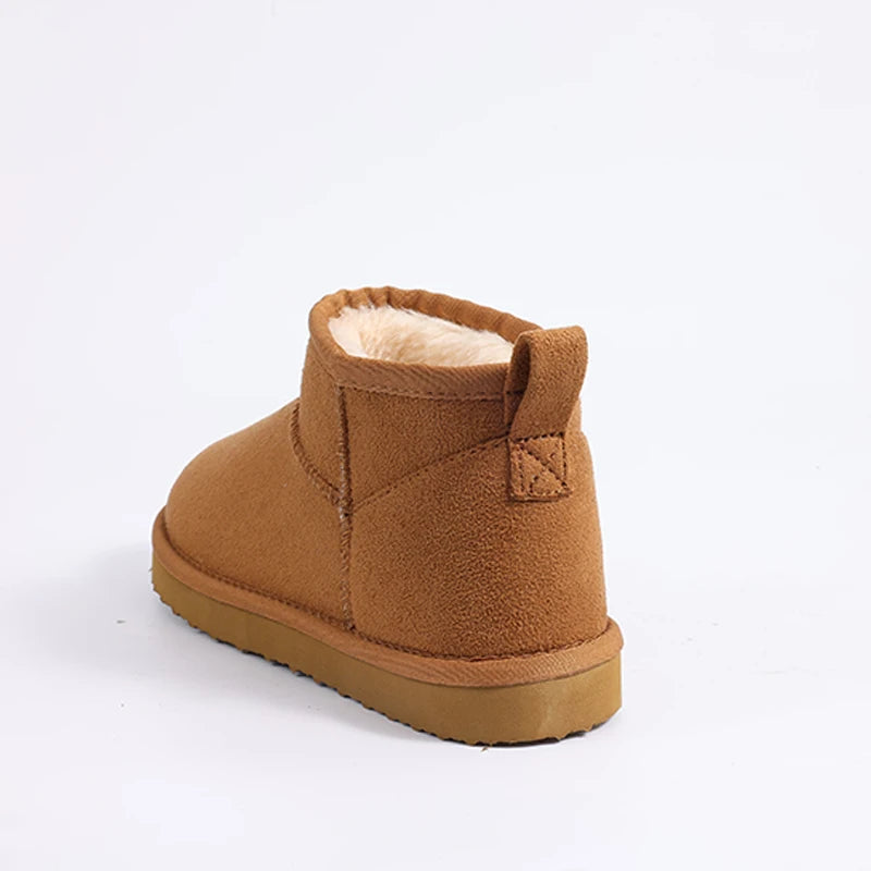 Comwarm Winter Fuzzy Snow Boots Women Fashion Brand Plush Short Ankle Boots Indoor Cotton Women Shoes Fur Home Women Mini Boots