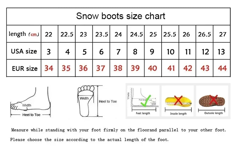 A Pair of Pure Sheepskin and Wool Winter Snow Boots for Women, Warm and Comfortable. Simple and Fashionable Women's Shoes