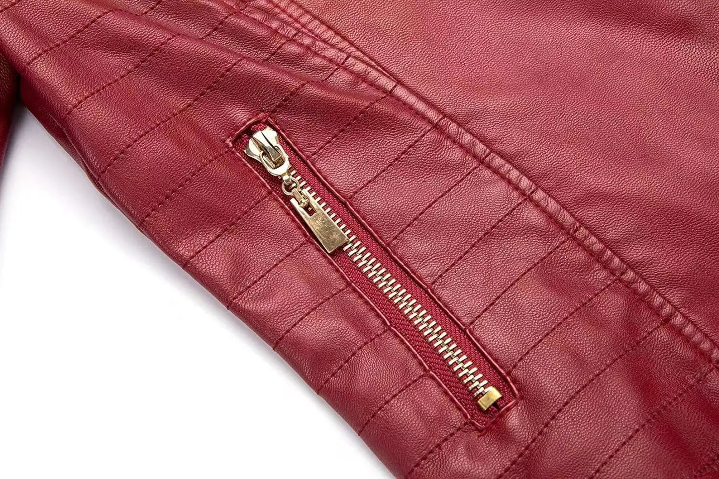 2025 New Autumn and Winter Leather Jacket Short Large Size Slim Fit Leather Jacket Thin Jacket Fashionable and Versatile