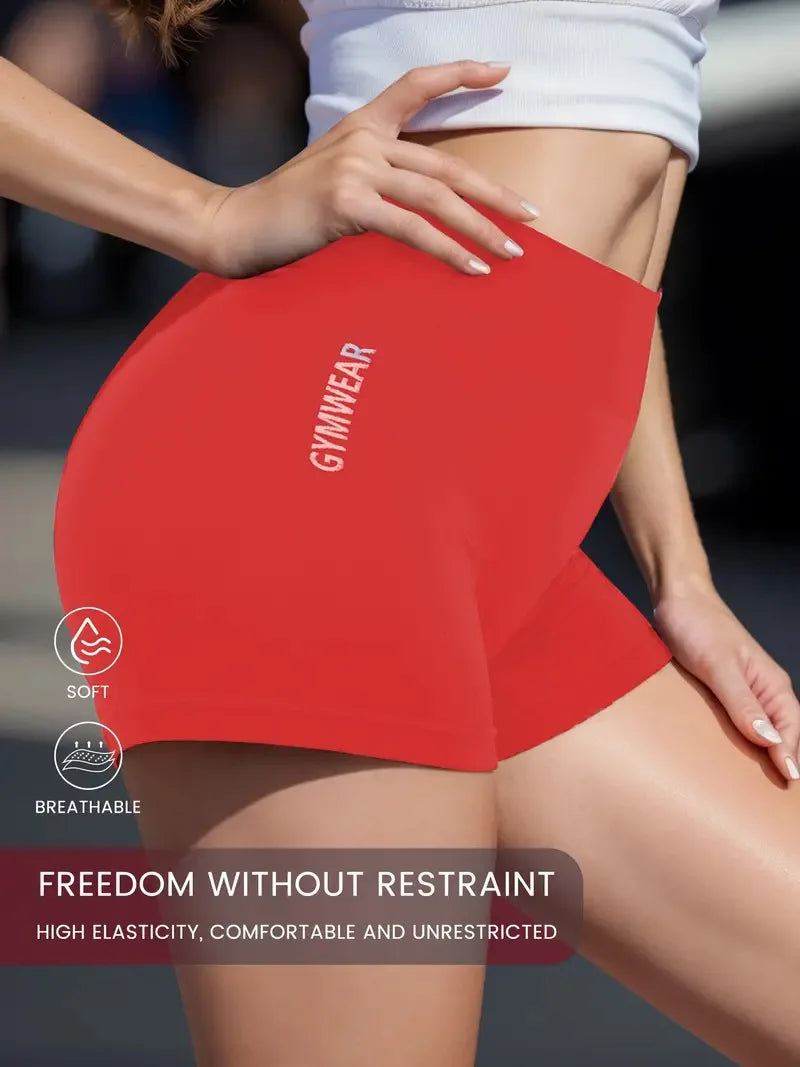 Summer Sexy Yoga Shorts for Women Gym Workout Running Pilates Training Shorts High Waist Stretchy Fitness Activewear Quick Dry