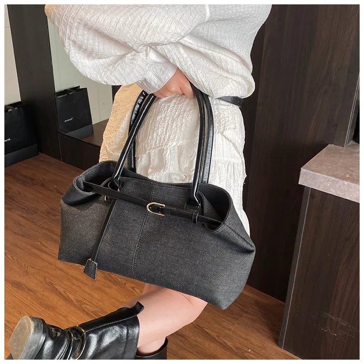 2026 High Quality Fashionable Versatile Commuting Handbag Simple Casual Large Capacity Single Armpit Shoulder Bag for Women