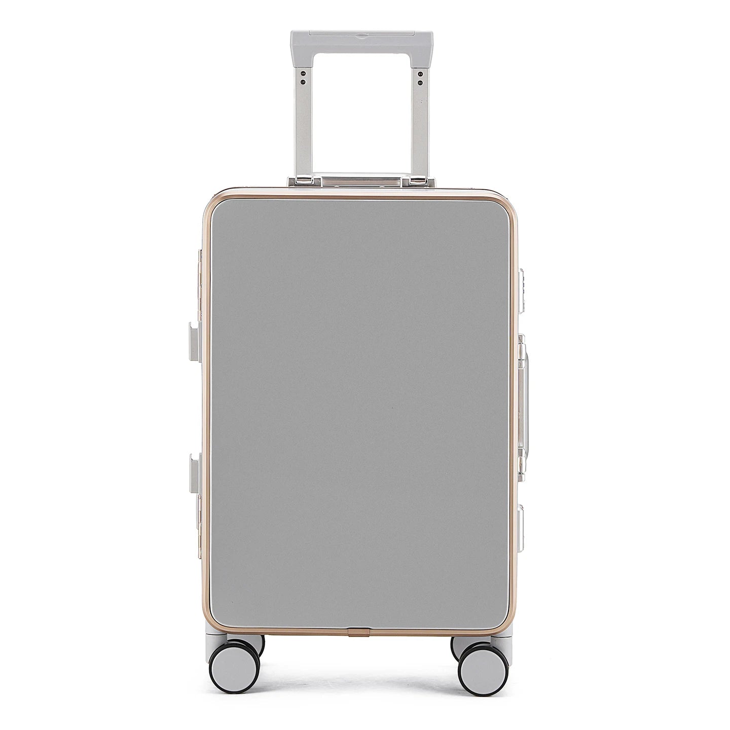 Gilding Aluminum Frame Suitcase Thickened PC Multifunctional 20 inch Boarding box Morandi Color Series 24/ 26 inch Trolley Case
