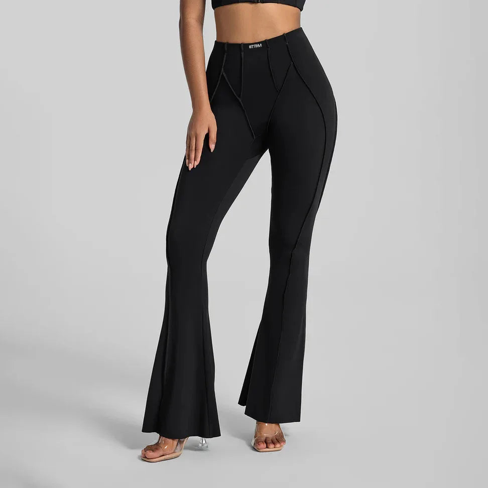 2026 BetterMe Seamless Yoga Flare Pants, High-Waisted Butt-Lifting Training Pants, Women's Running and Gym Workout Leggings
