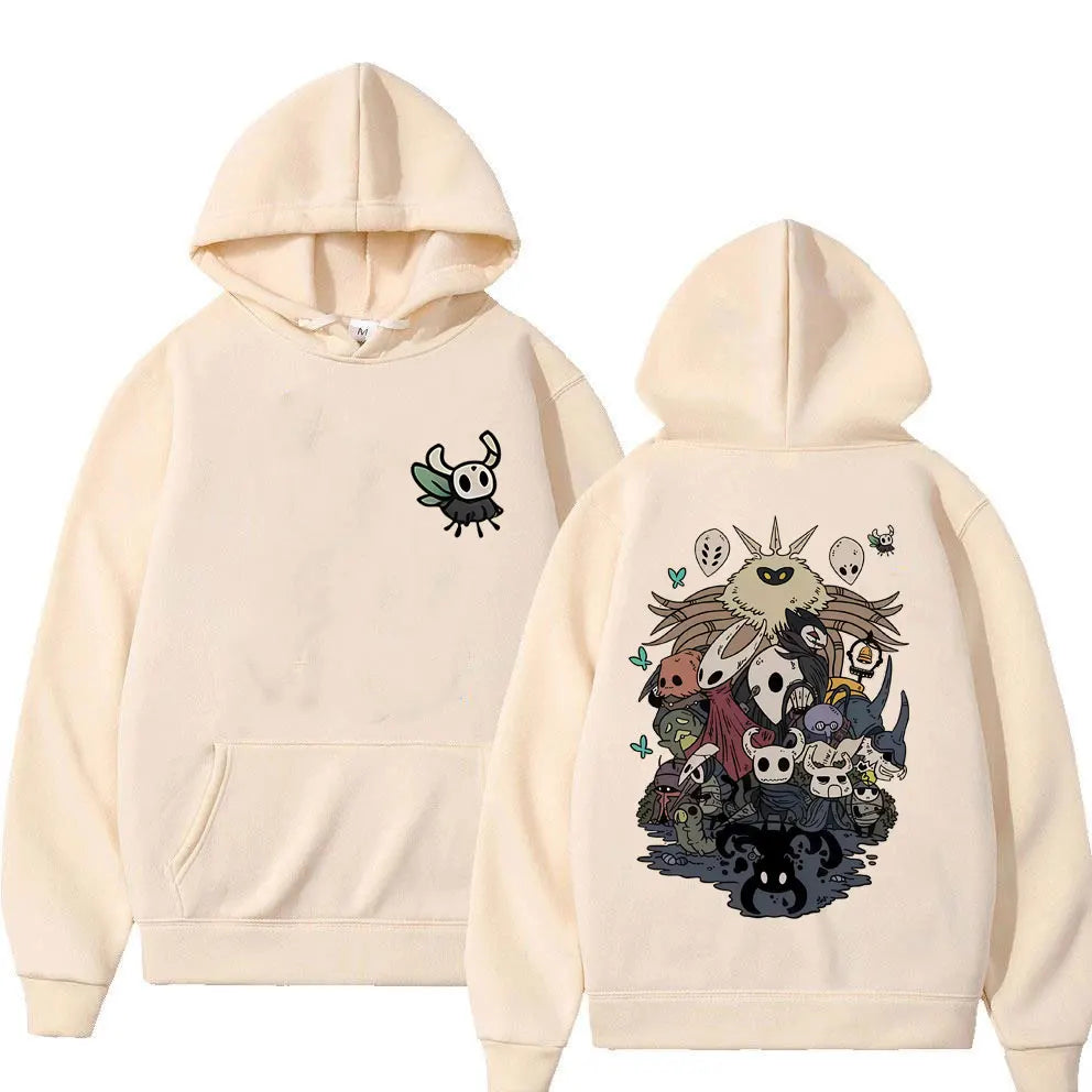 Game Hollow Knight Graphic Hoodie Men Women Fashion Vintage Oversized Streetwear Unisex Premium Fleece Cotton Pullover Hoodies