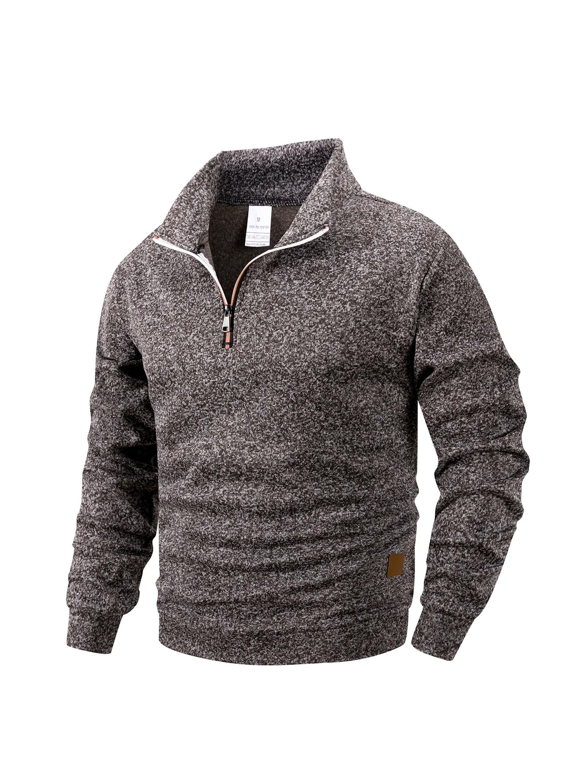 Men's Fleece Warm Hoodies Autumn Winter Fleece Long Sleeve Sweatshirts Men Clothing Fashion Color Pullover Slim Fit Hoodie Coat