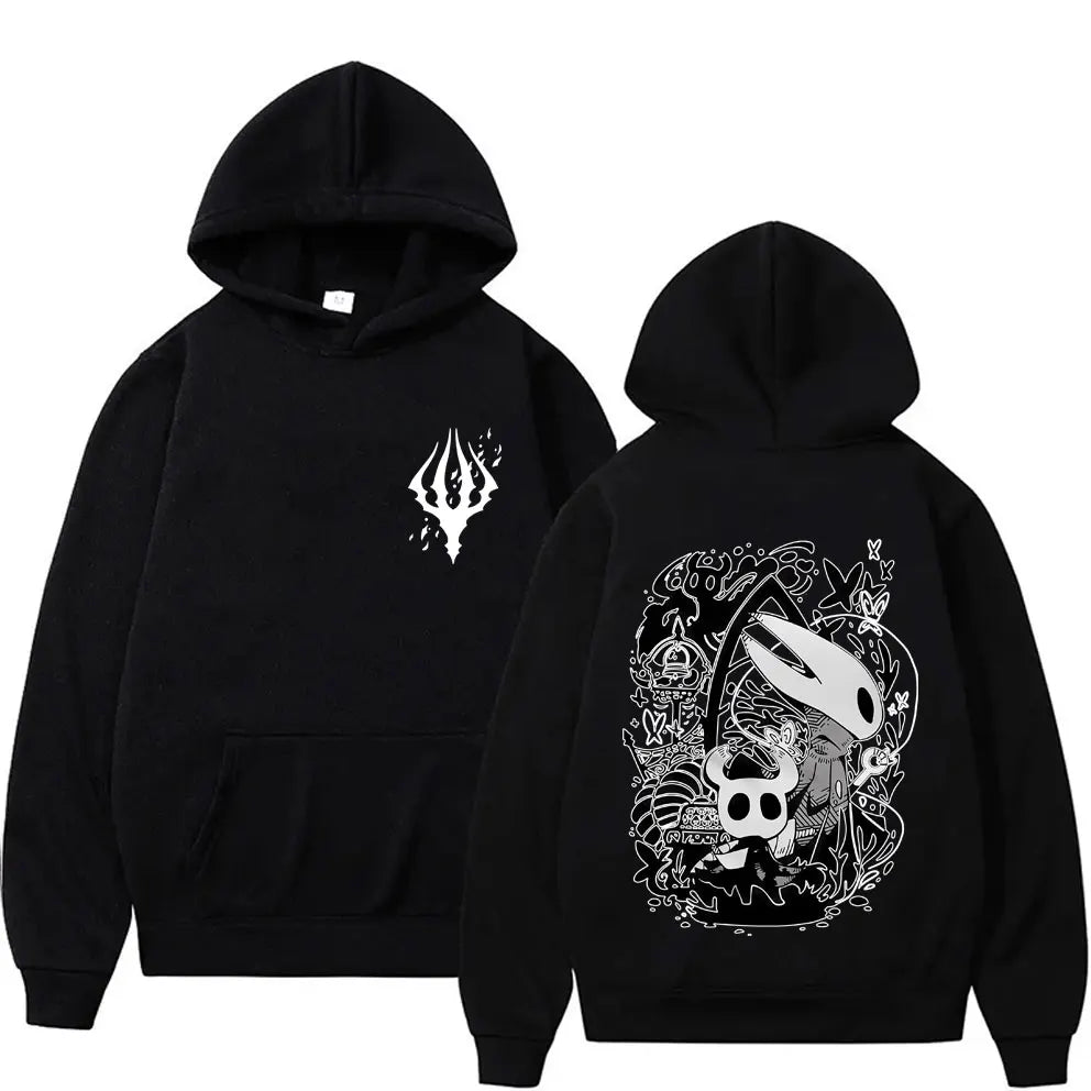 Game Hollow Knight Graphic Hoodie Men Women Clothing Cotton Casual Oversized Streetwear Male Vintage Fleece Hoodies Fans Gift