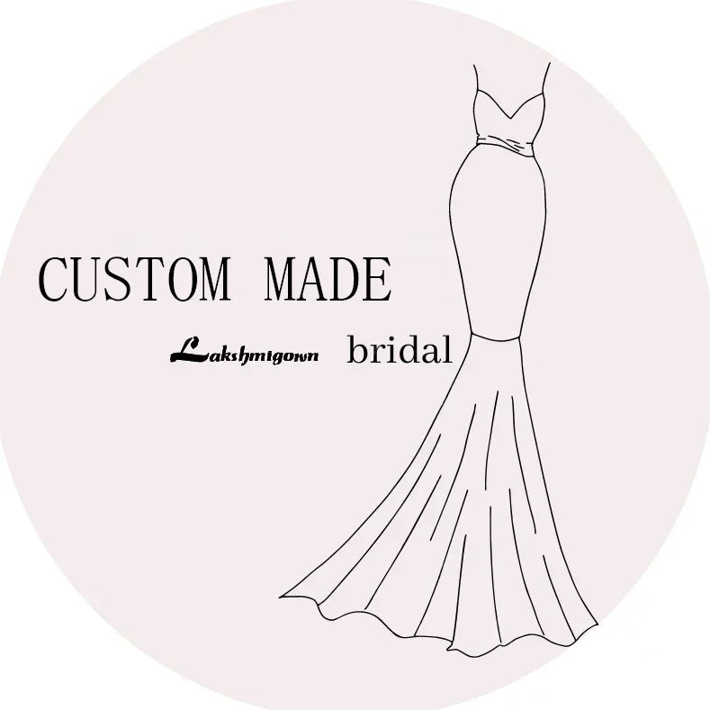 Lakshmigown Sexy Boho Country Tulle Illusion Wedding Dress Deep V‑Neck Sleeveless Lace Appliques Tulle Bridal Gown Customized