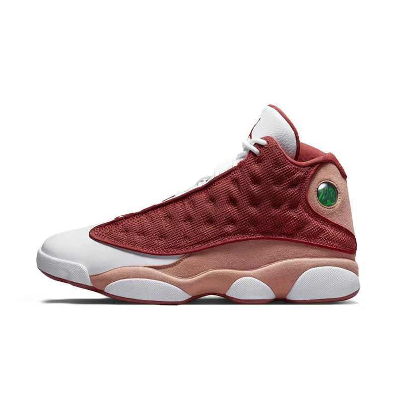 Nike Jordan Air Jordan 13 Retro Versatile,Lightweight,Soft, and Responsive Mid-Top Basketball Shoes for Men – Orange  DJ5982-601
