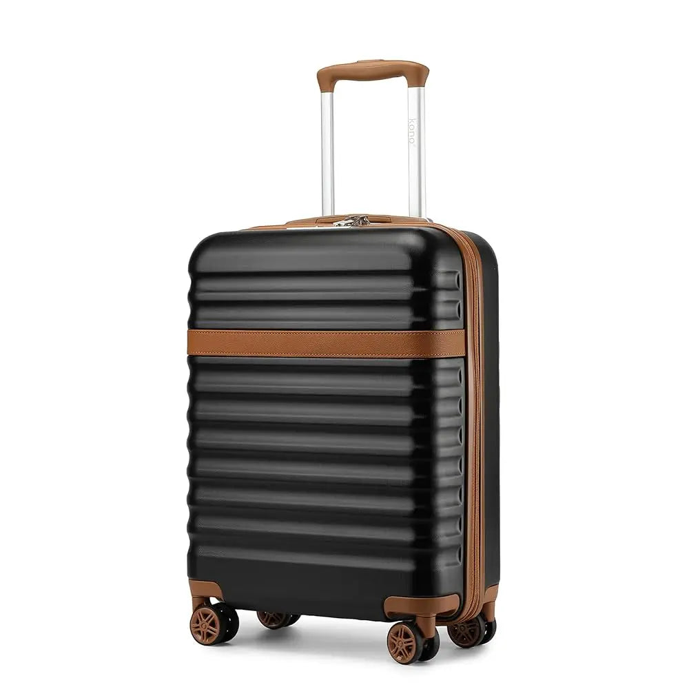 KONO ABS + PC hard case with 4 wheels, TSA lock trolley hand luggage/suitcase (55/65/75cm)