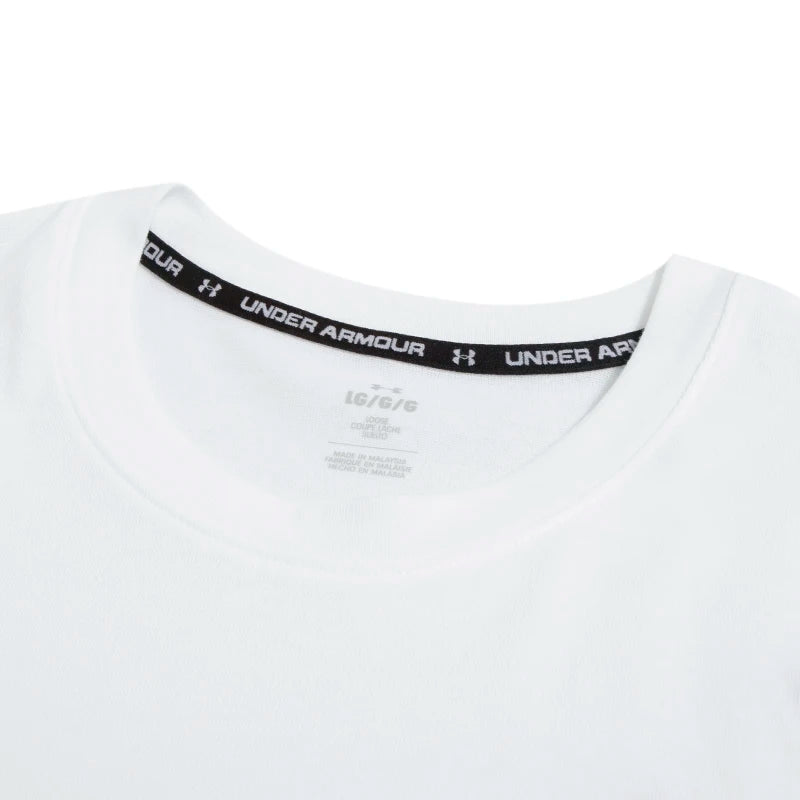 Underarmour Men's T-Shirt Sportswear Fitness Training Clothing Quick-Drying Breathable Comfortable Casual Wear Round Neck Short-Sleeved T-Shirt Top 1373997-100