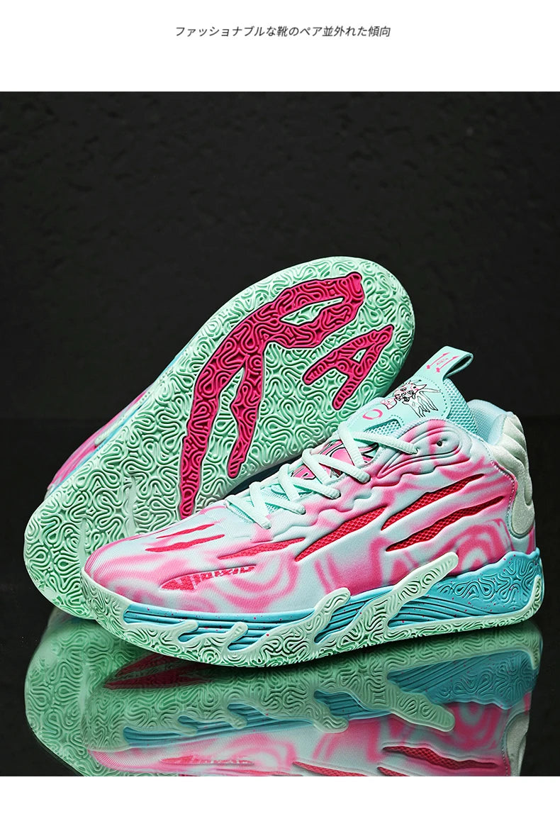 Three Ball Three Generation Lamelo Ball MB.01 Basketball Shoes Men's Actual Combat Cushioned Low-Top Sneakers Cushioned Rebound