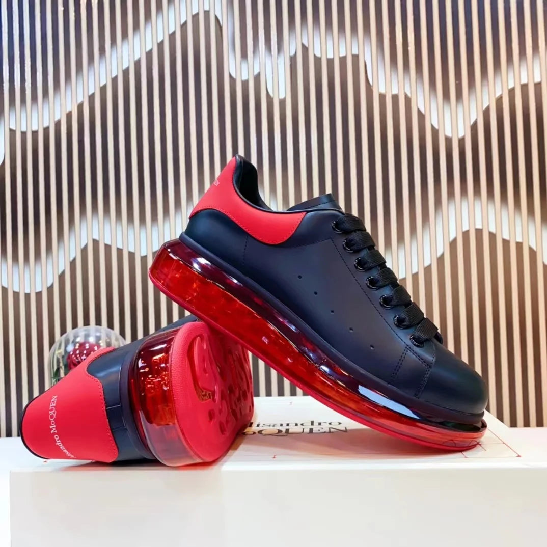 Handcrafted Leather Casual Sneakers Man Platform Trainers Unisex Originality Flat Loafers Men's Footwear
