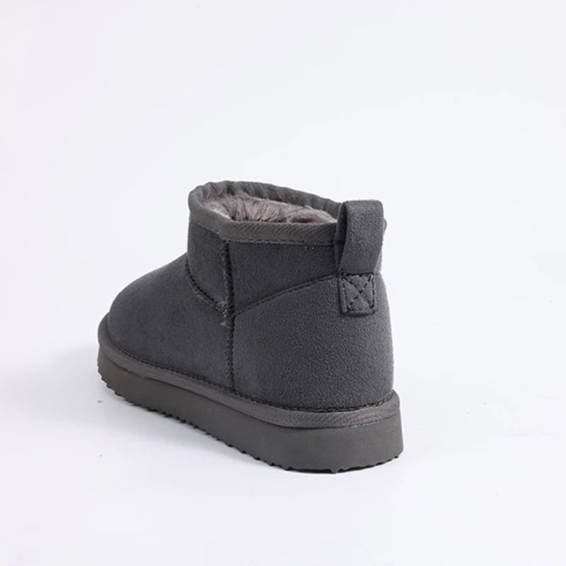 Comwarm Winter Fuzzy Snow Boots Women Fashion Brand Plush Short Ankle Boots Indoor Cotton Women Shoes Fur Home Women Mini Boots