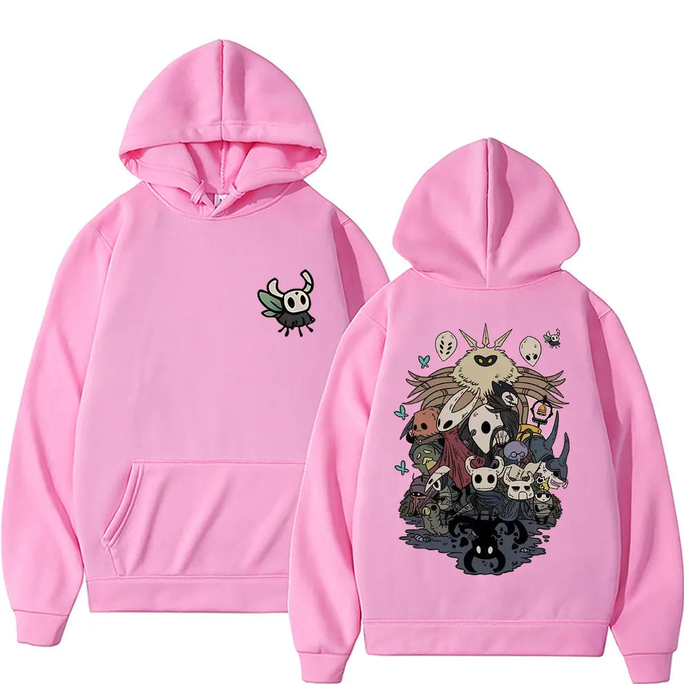 Game Hollow Knight Graphic Hoodie Men Women Fashion Vintage Oversized Streetwear Unisex Premium Fleece Cotton Pullover Hoodies