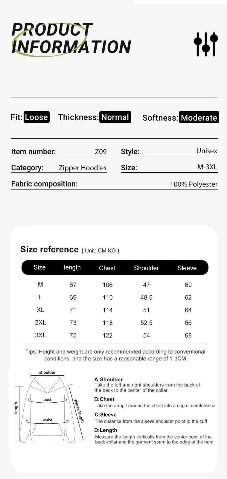 Womens Solid Color Zipper Hoodies Autumn Casual Sportswear Trendy Comfortable Long Sleeved All-Match Pocket Ziop-UP Hoody