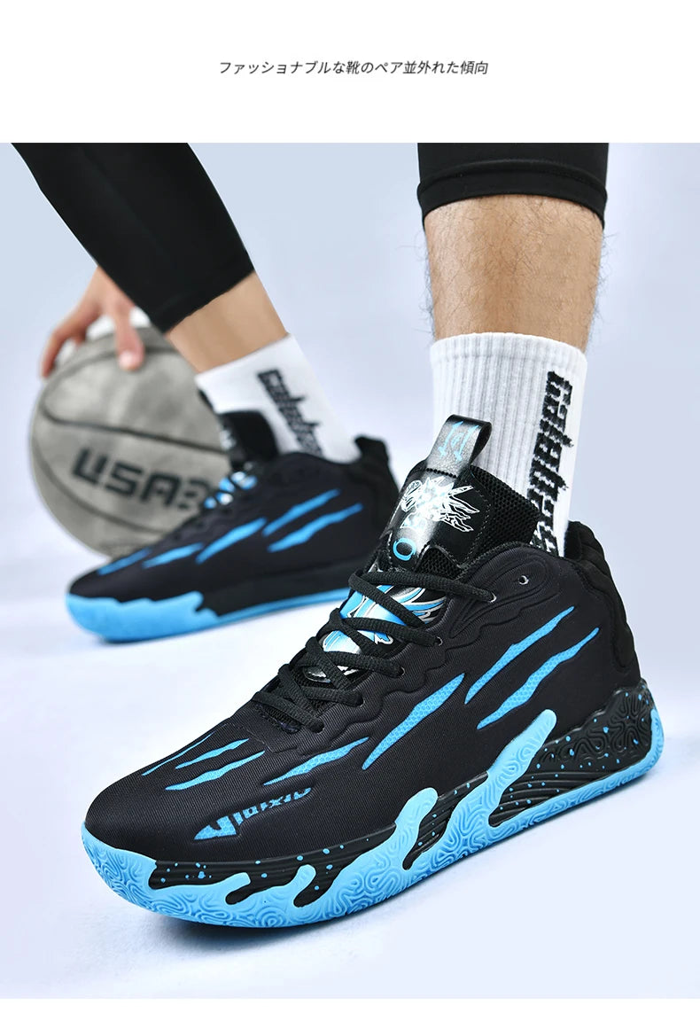 Three Ball Three Generation Lamelo Ball MB.01 Basketball Shoes Men's Actual Combat Cushioned Low-Top Sneakers Cushioned Rebound