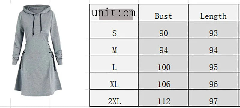 woman Women's Clothing Hoodies Sweatshirts Women's slim fit waist cinching strap drawstring long hooded sweatshirt Sweatshirts