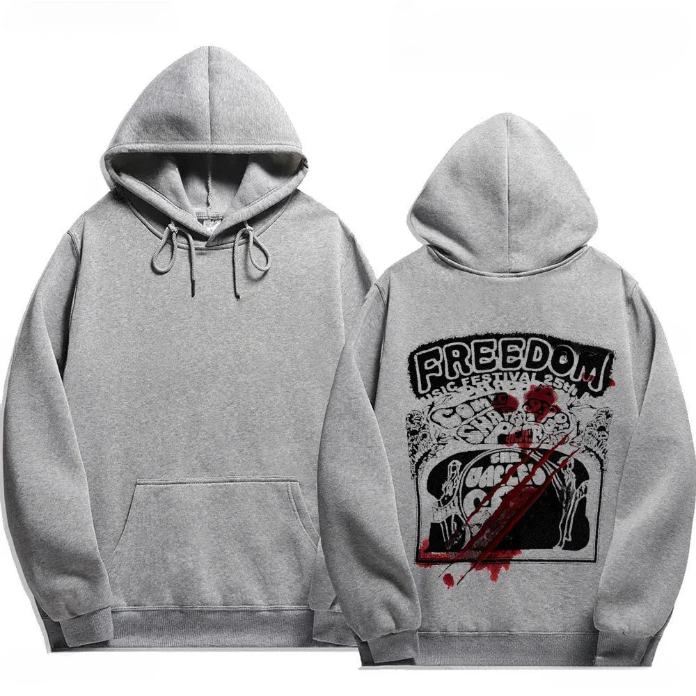 2026  New Style  Cry of  Fear Hoodies  Double Sided   Men's  Women's  Sweatshirt  Unisex  Long-sleeved  Hoodie  Size S-3XL