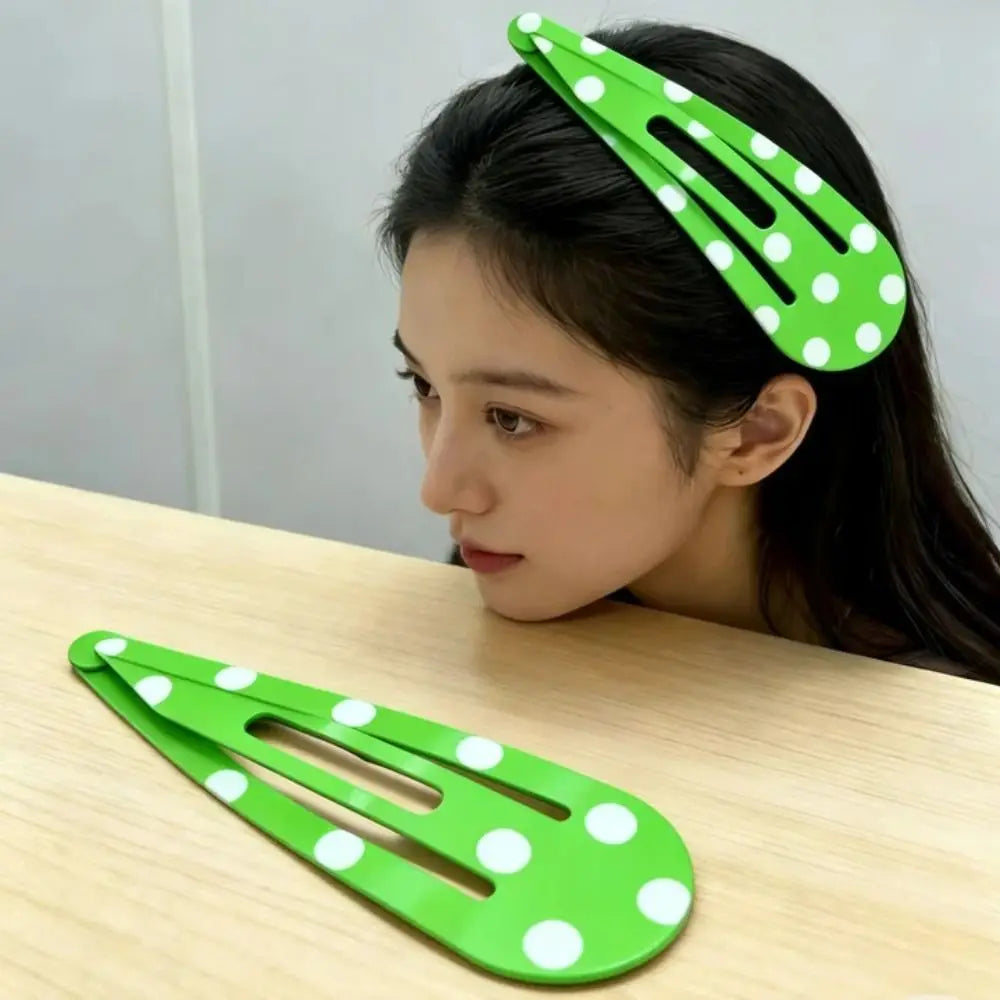 Cute Polka Dot Extra-large Hair Clips 20cm INS Hoodies BB Clip Creative Novelty Backpack Decoration Hairpin Curtain Decoration