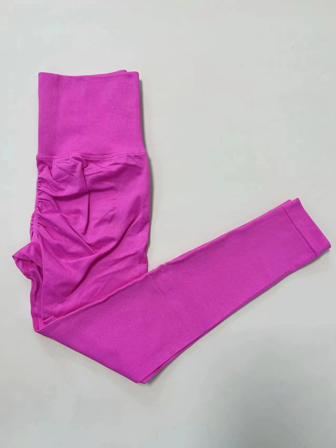 Women High Waist Scrunch Gym Leggings Butt Elastic Solid Workout Yoga Running Tights Casual Outdoor Sports Training Leggins