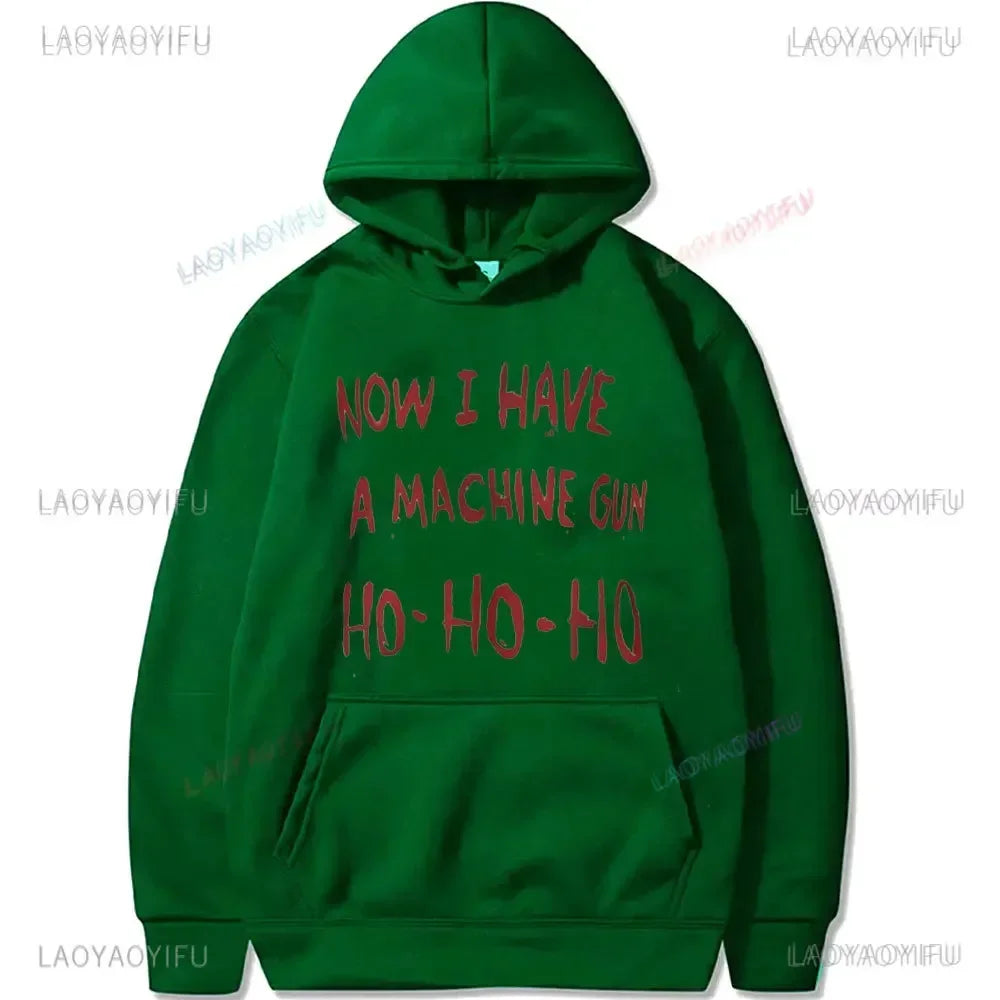 Now I Have A Machine Gun Die Hard Mclane Naktomi Plaza Unisex Jumper Sweater Men Women New in Hoodies & Sweatshirts Pullover