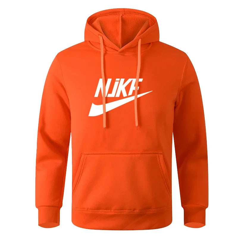 New autumn and winter men's and women's fleece hoodies for foreign trade, casual sports, fashionable men's hoodies