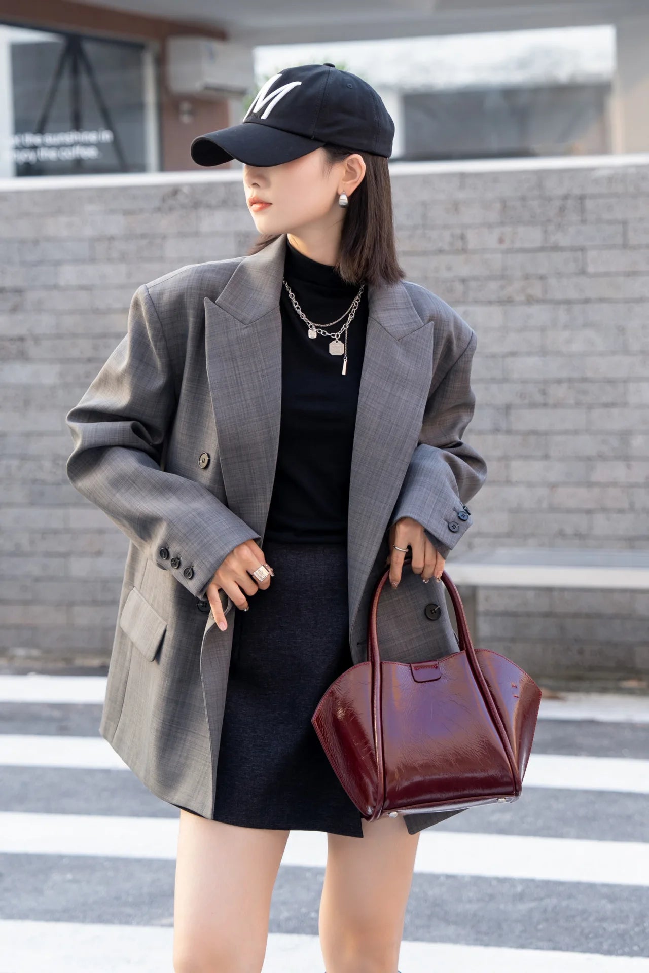 YANATARI Genuine Leather Woman Bag Shoulder Bag Handbags Ladies Crossbody Bags Luxury Designer Minimalism Bag Cowhide Bucket Bag