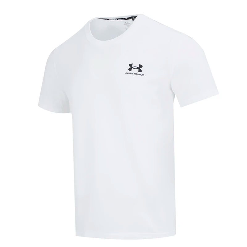 Underarmour Men's T-Shirt Sportswear Fitness Training Clothing Quick-Drying Breathable Comfortable Casual Wear Round Neck Short-Sleeved T-Shirt Top 1373997-100