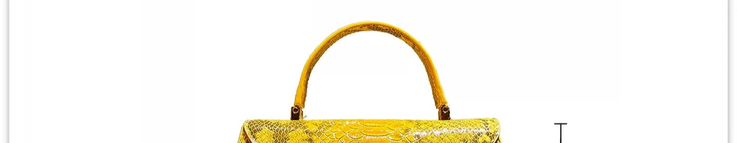 Luxury Designer Brand New High Quality Handbag Women's Fashion Snakeprint Slung Shoulder Bag Trend Сумка Женская Hot Sale