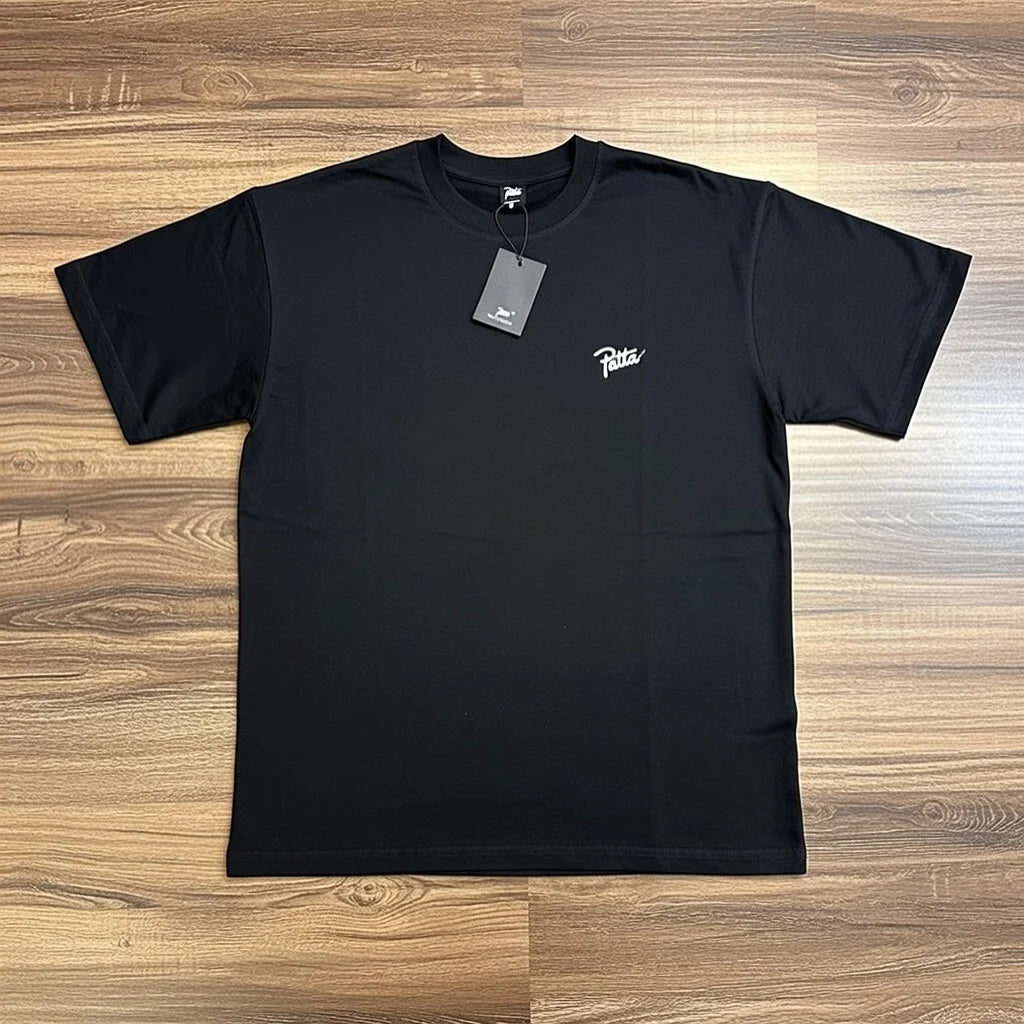 New Arrival Patta Tshirt American Street Style with Palm Tree Star Print Man Short Sleeve Tops