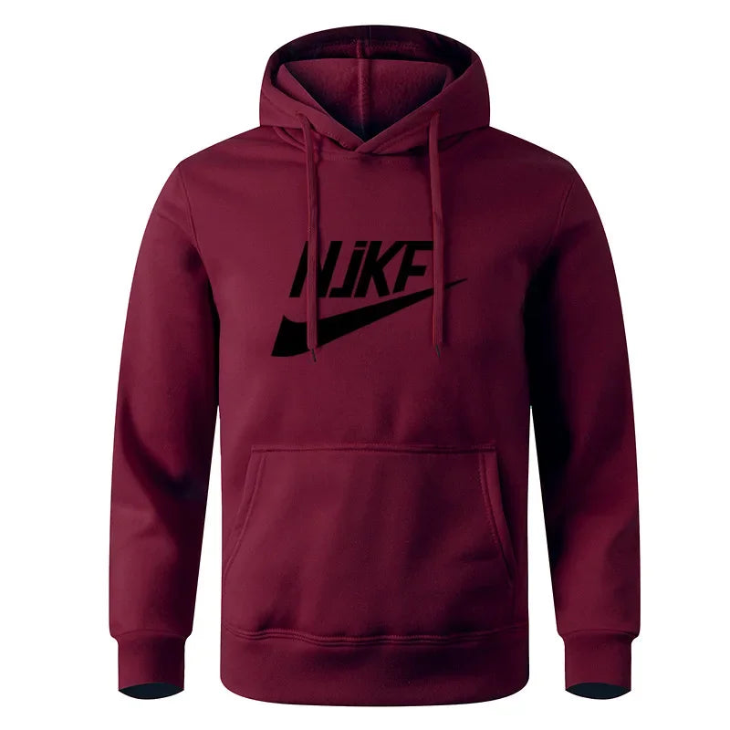 New autumn and winter men's and women's fleece hoodies for foreign trade, casual sports, fashionable men's hoodies