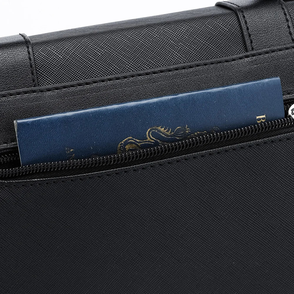 Fashion Plaid Men's Crossbody Bag Large Capacity Shoulder Messenger Bag Men Luxury Flap Crossbody Bags Male Rectangle Handbags