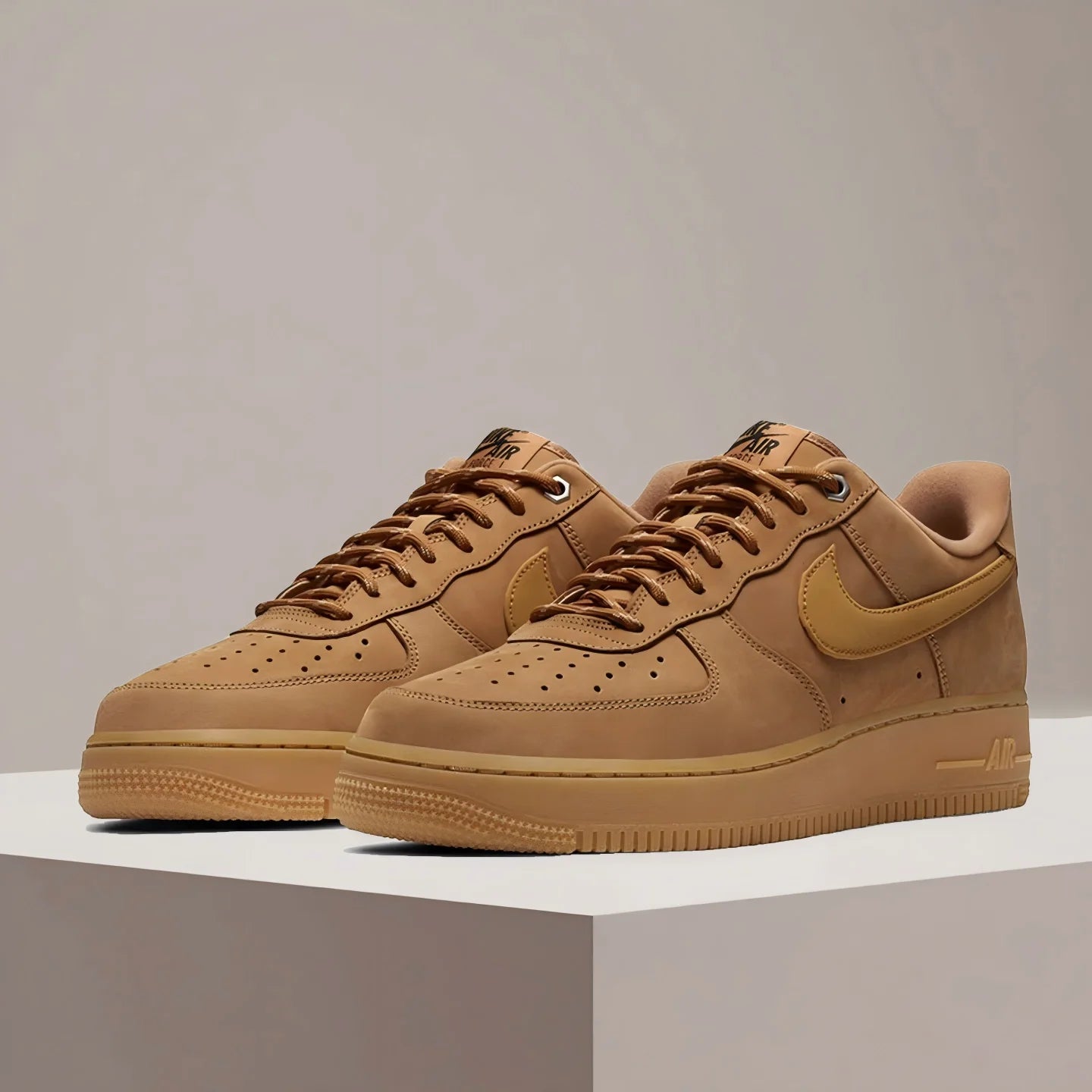 Nike Air Force 1 '07 Stylish and versatile Non-slip and durable Skate shoe Classic brown CJ9179-200